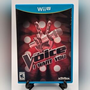 Activision The Voice I Want You - Nintendo Wii U Game in Blue Case